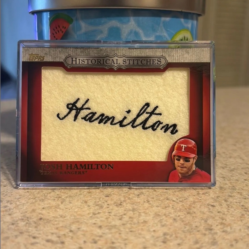 2012 Josh Hamilton Historical Stitches
